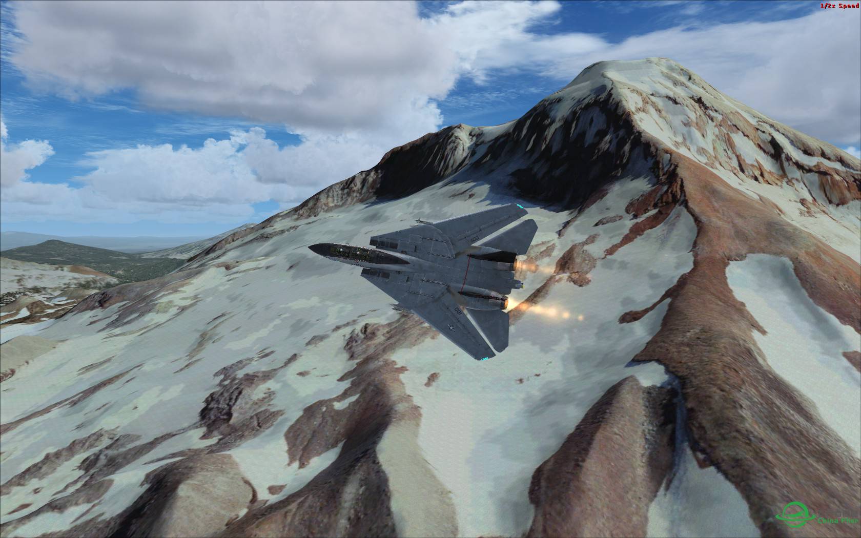 蓝色北美俄勒冈州三姐妹山-7036 