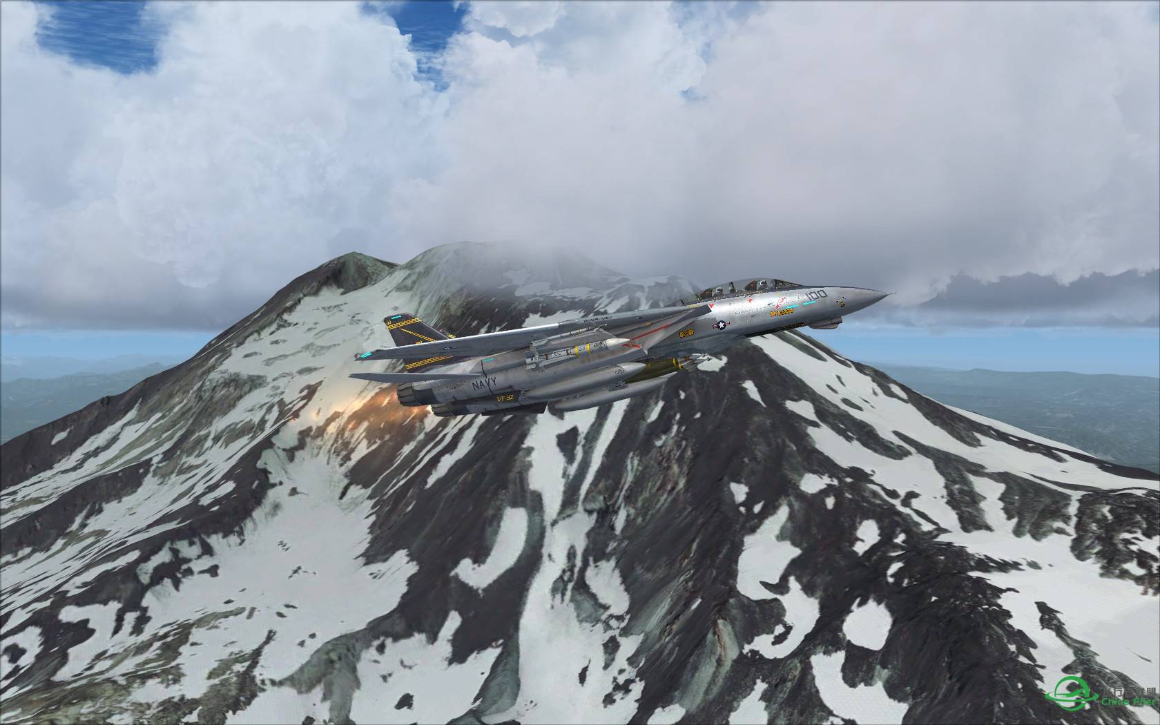 壮观的亚当斯火山-2818 