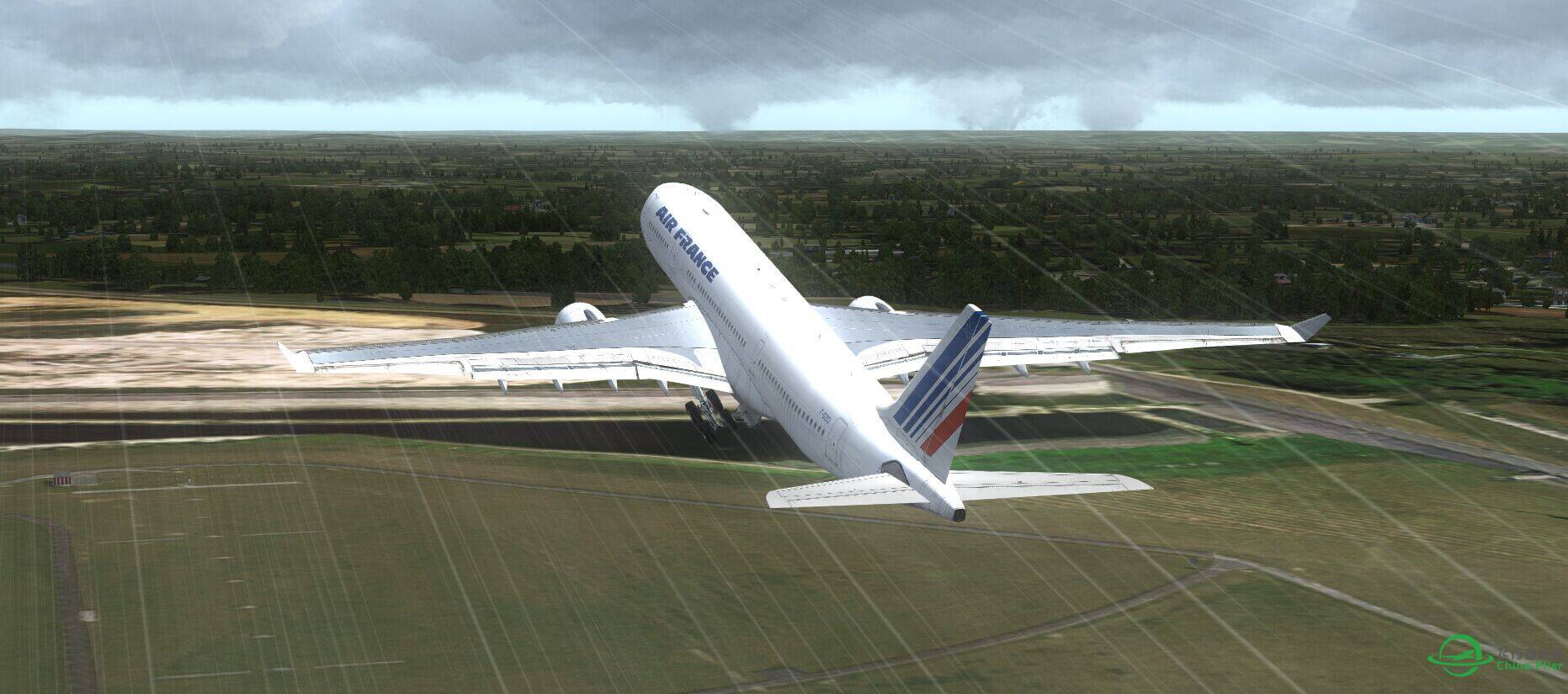 Airbus 330 take off-3728 