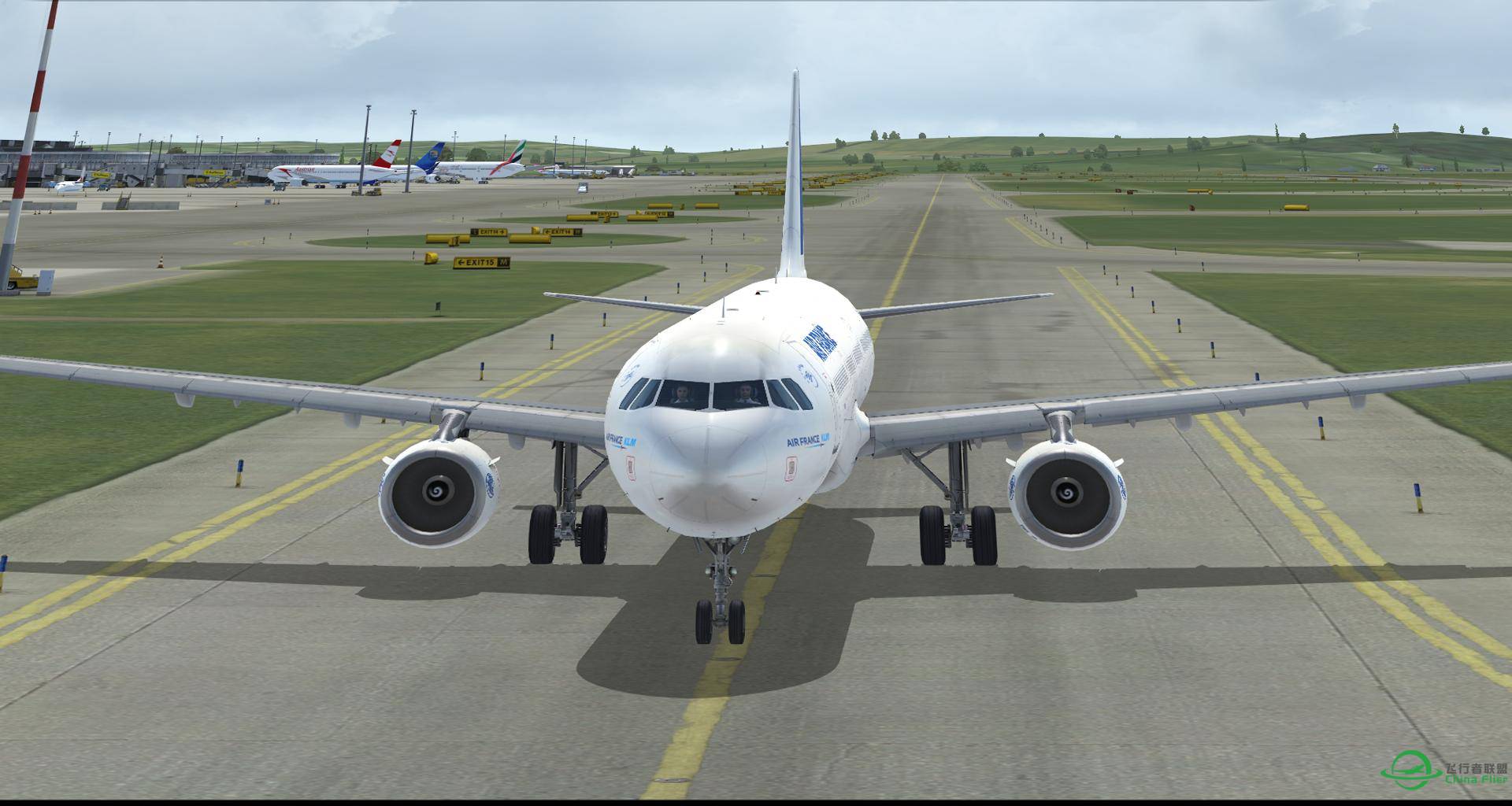 Air France奥地利维也纳机场 法国卡尔维圣凯瑟琳-2848 