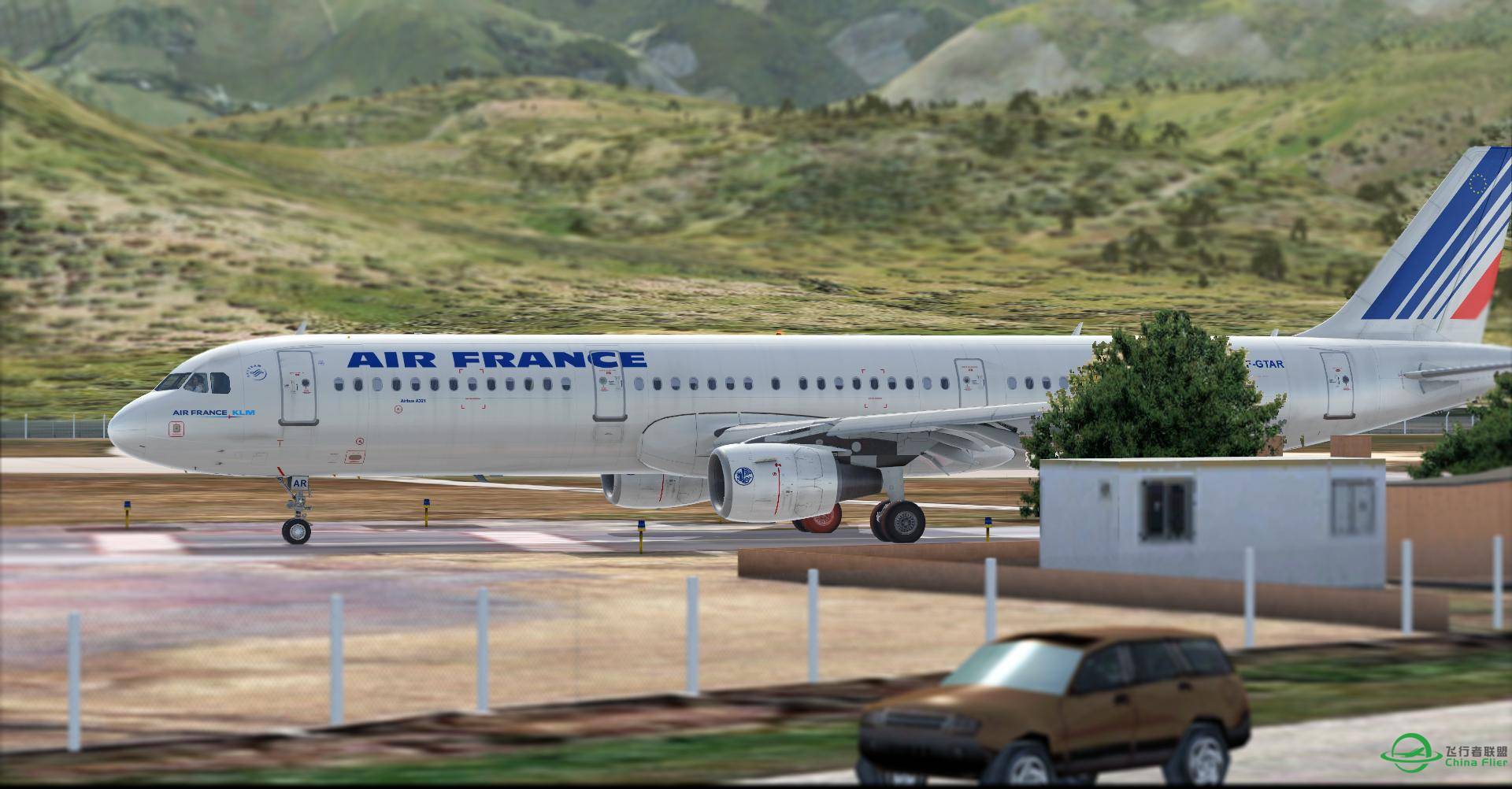 Air France奥地利维也纳机场 法国卡尔维圣凯瑟琳-4784 