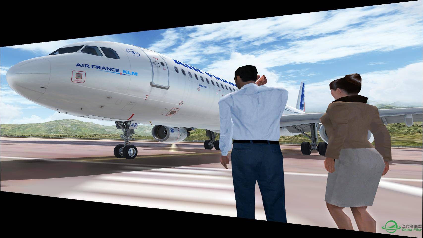 Air France奥地利维也纳机场 法国卡尔维圣凯瑟琳-5430 