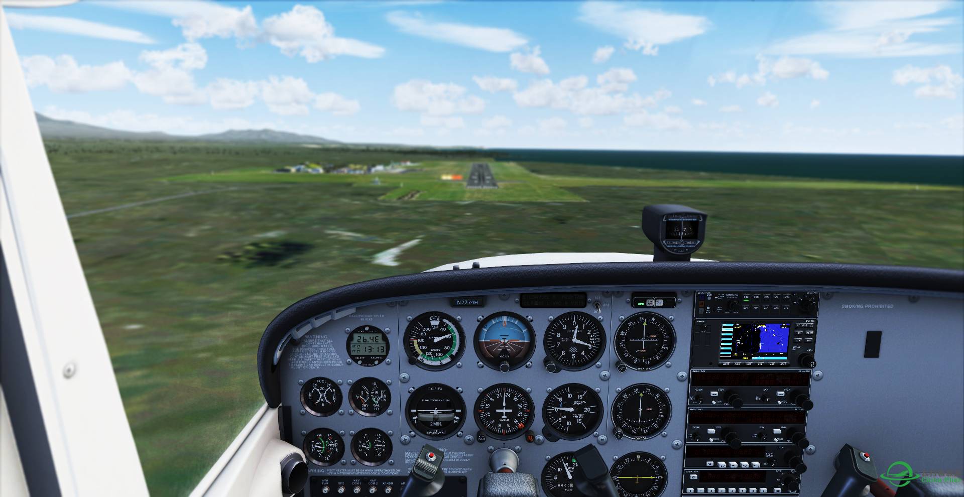 奥克兰飞往新普利茅斯机场，目视飞行的魅力-2318 