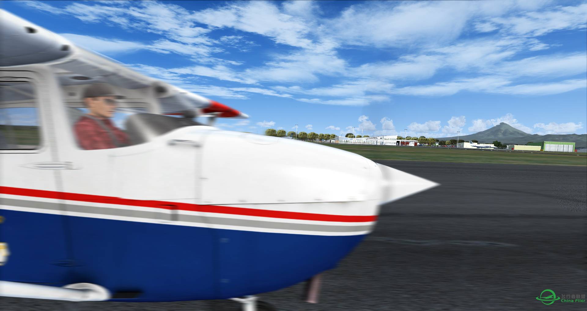 奥克兰飞往新普利茅斯机场，目视飞行的魅力-7708 