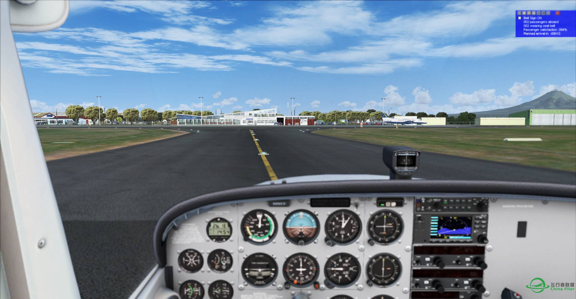 奥克兰飞往新普利茅斯机场，目视飞行的魅力-2350 