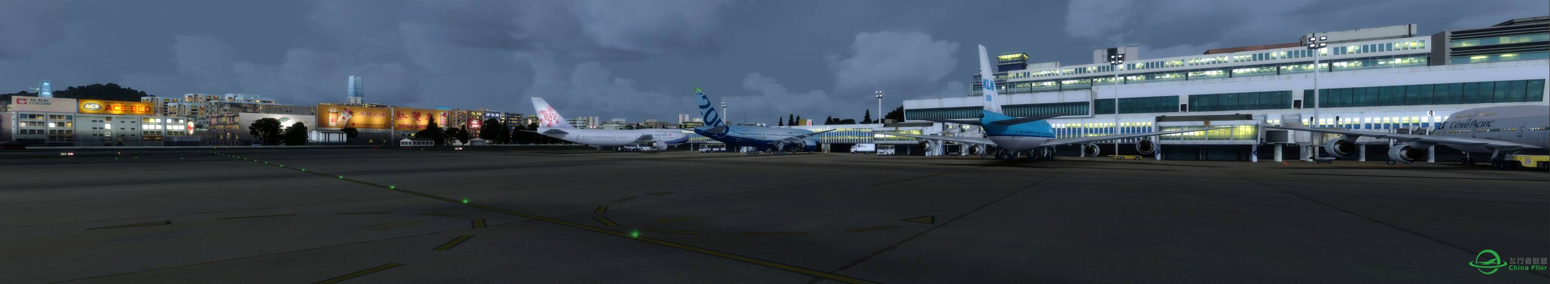 PMDG777凌晨于启德起飞（试效果）-2262 