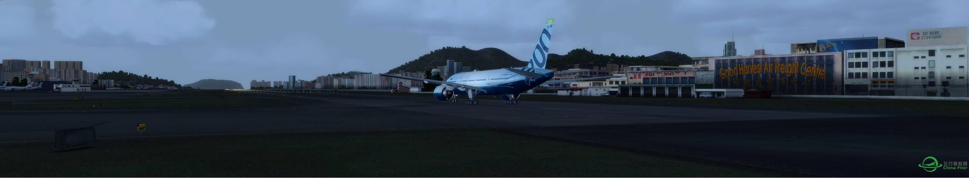 PMDG777凌晨于启德起飞（试效果）-4187 