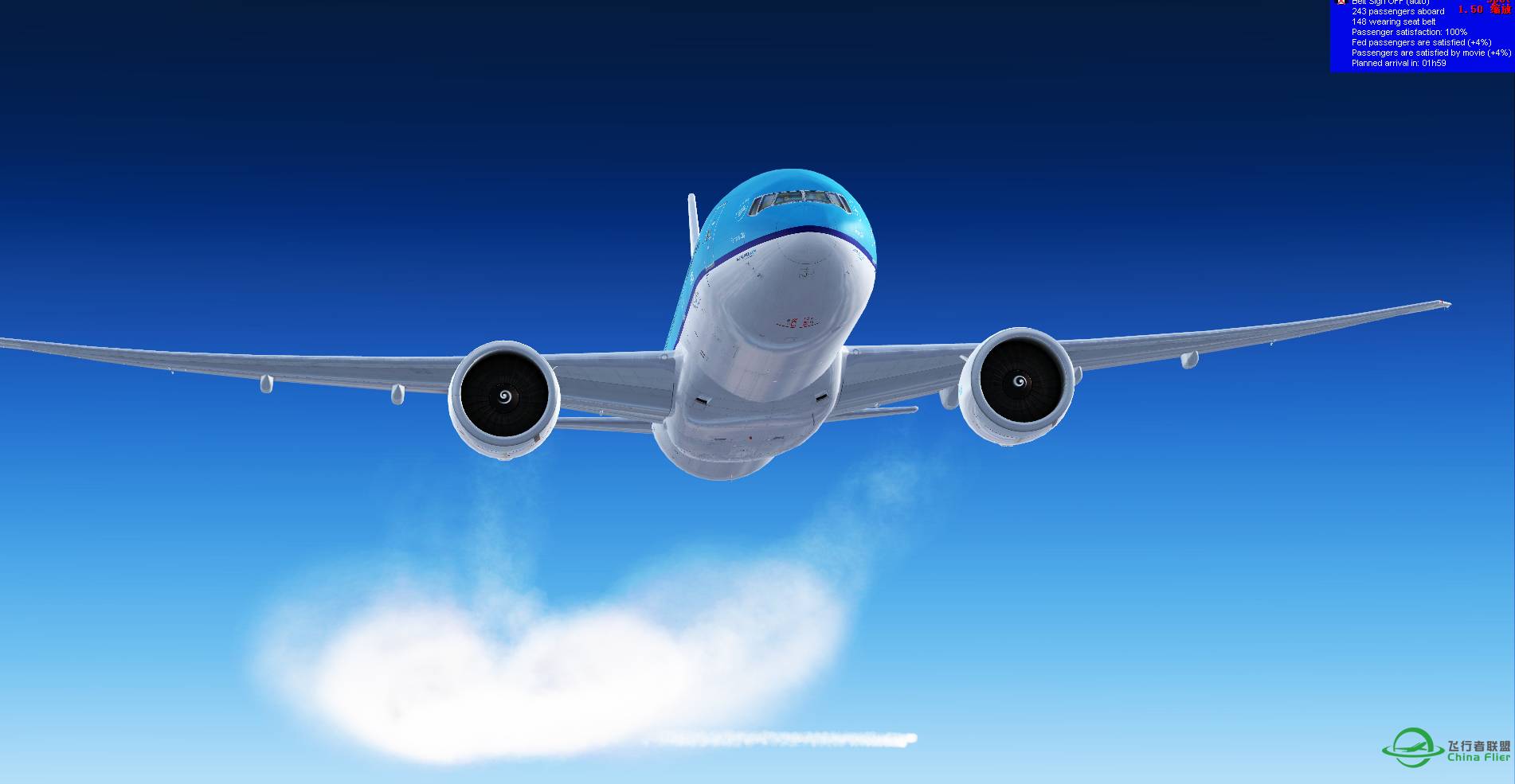 KLM777：飞一趟长途容易吗？进场时还让我驼着..【强势插入】-9604 