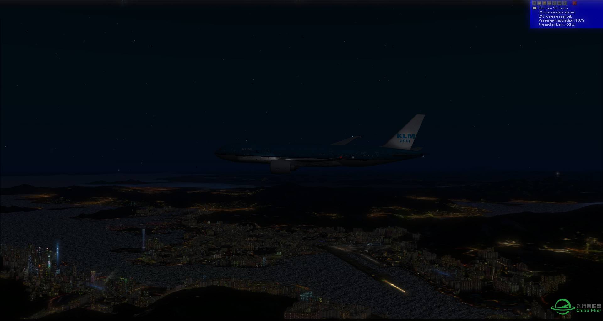 KLM777：飞一趟长途容易吗？进场时还让我驼着..【强势插入】-3081 