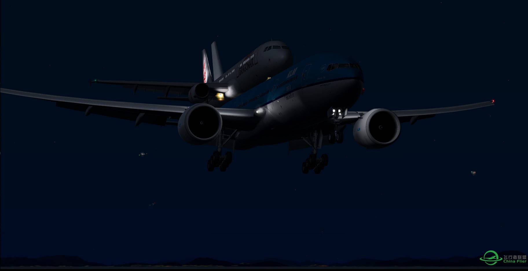 KLM777：飞一趟长途容易吗？进场时还让我驼着..【强势插入】-8854 