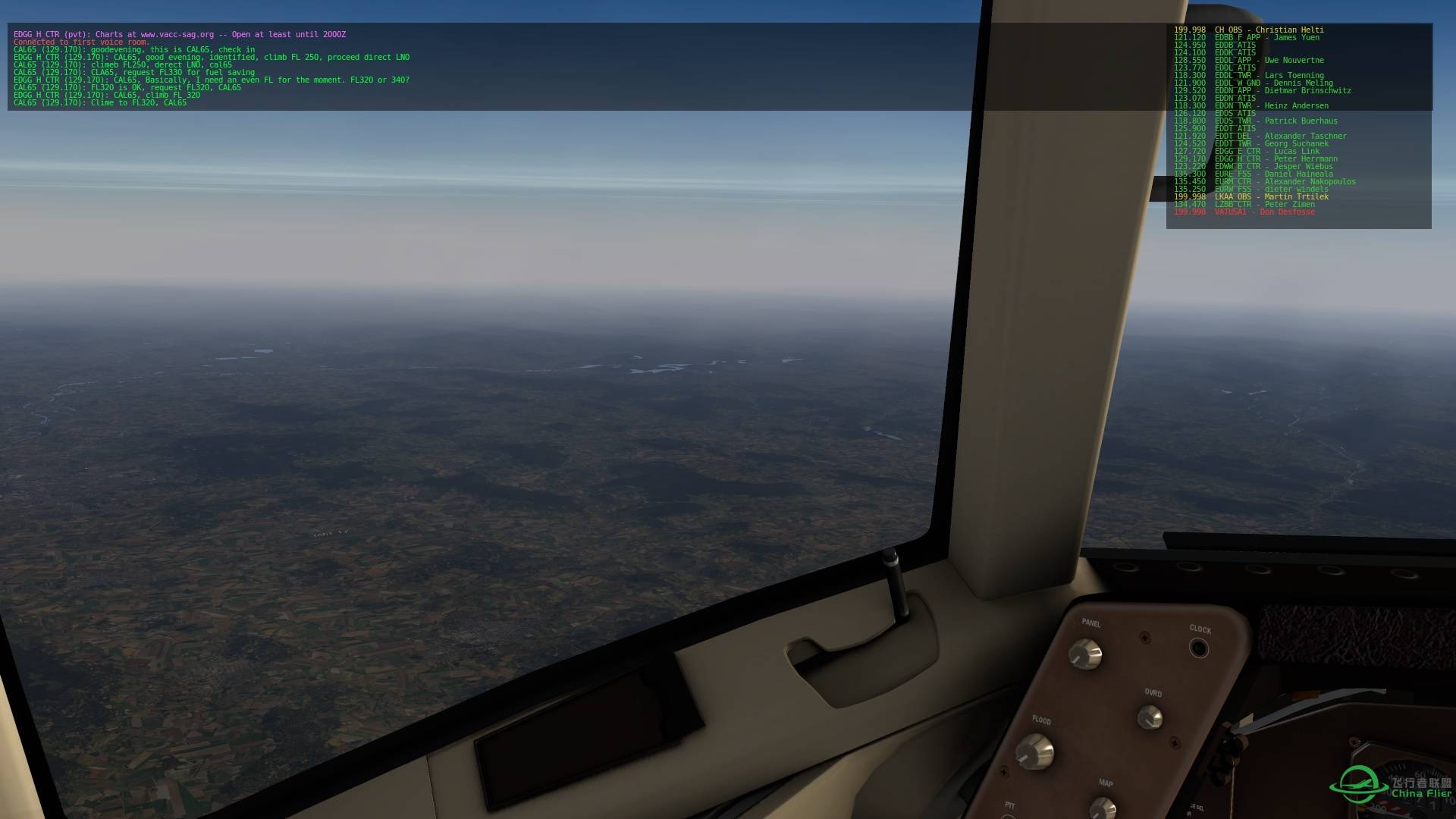 X plane 10.40 高空遠景改變-6147 