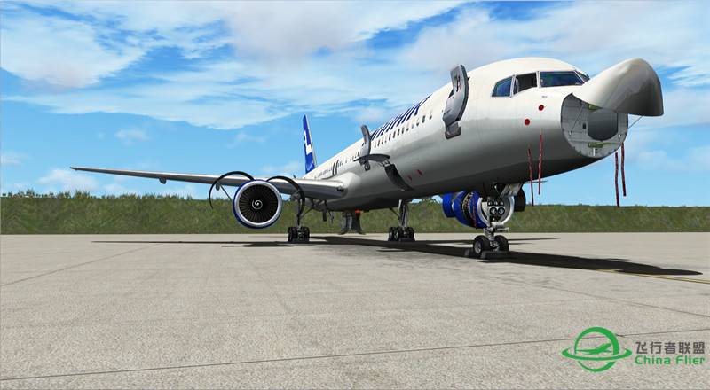 继续发B757在地面，各种。。。。。。-6944 