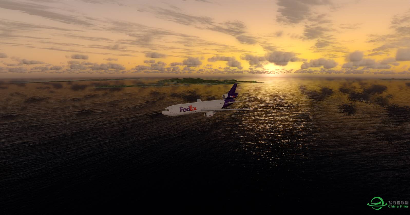 刚装的DC 10降落朱莉安娜-5100 