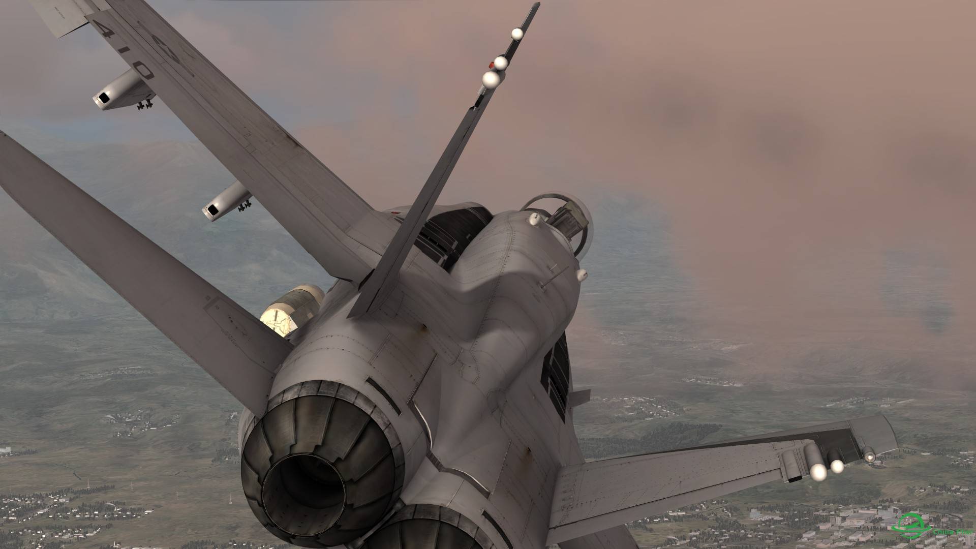 DCS中的F/A-18C-8563 