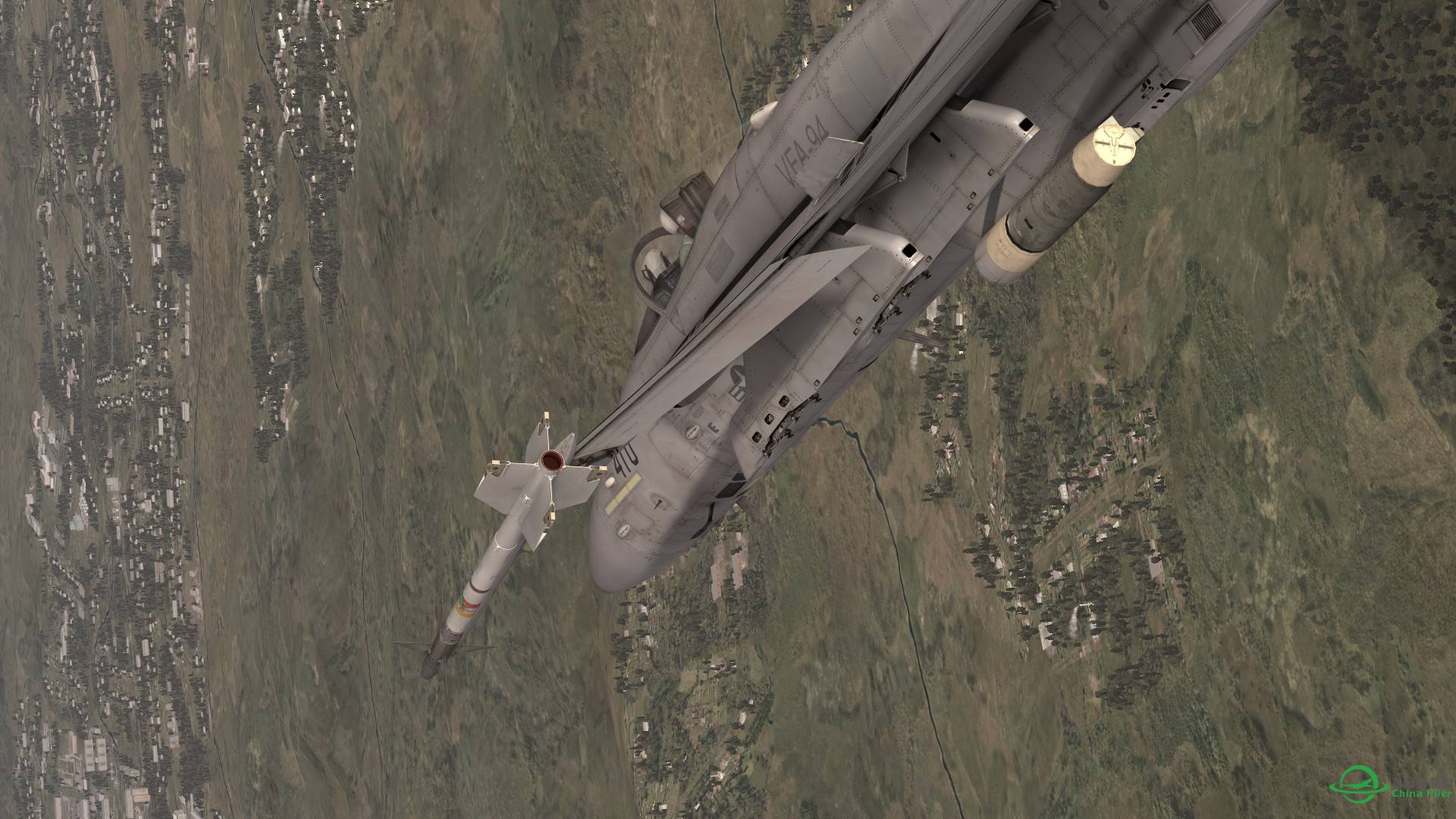 DCS中的F/A-18C-7850 