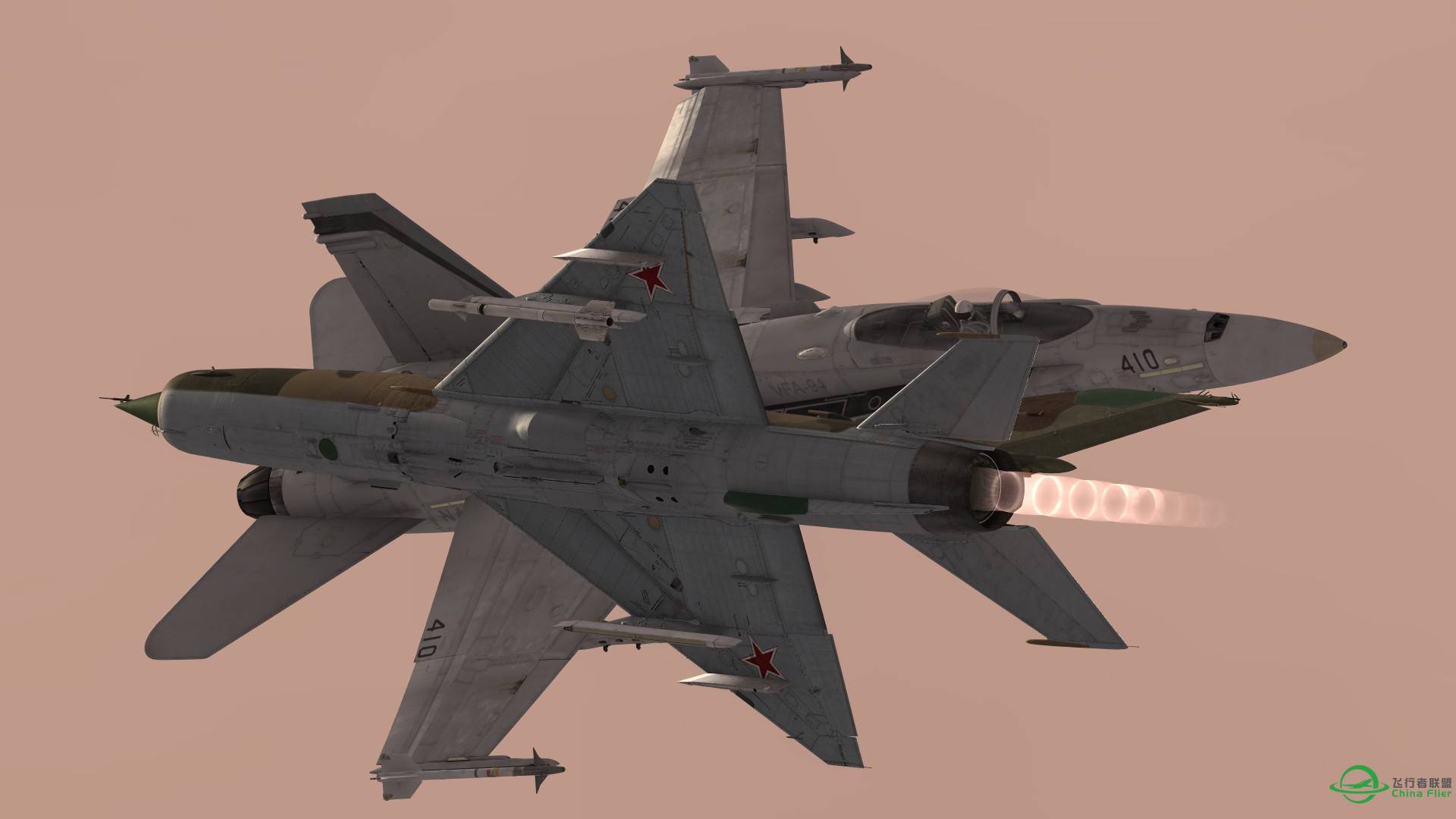 MiG-21Bis截击F/A-18C-9651 
