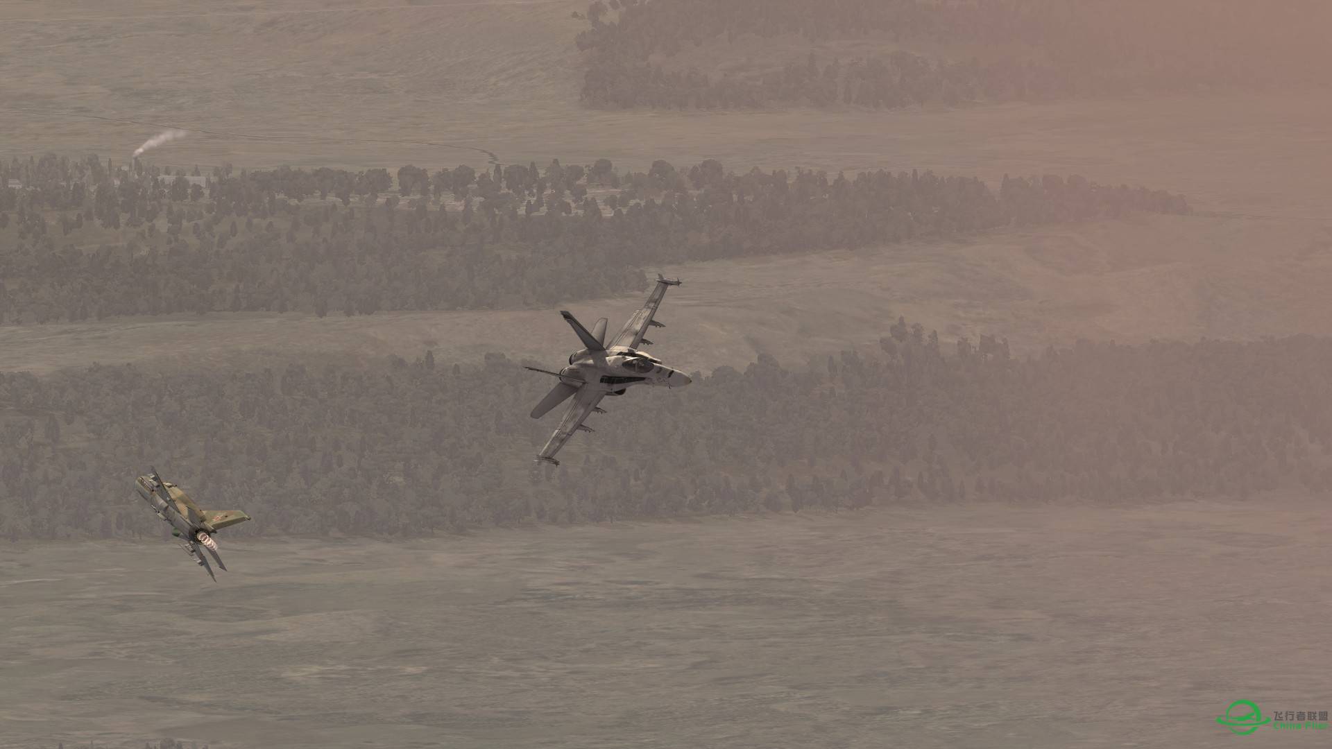 MiG-21Bis截击F/A-18C-6869 