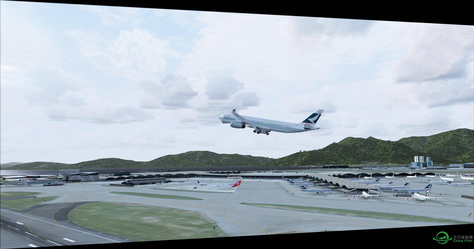 国泰A330香港 直飞 马来西亚吉隆坡机场 CLS+WILCO-8921 