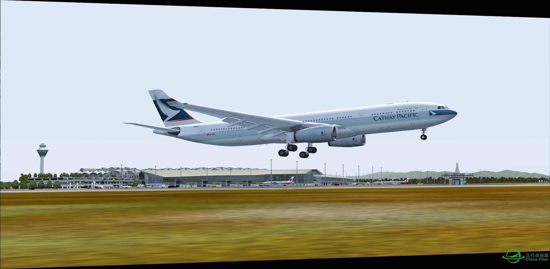 国泰A330香港 直飞 马来西亚吉隆坡机场 CLS+WILCO-604 