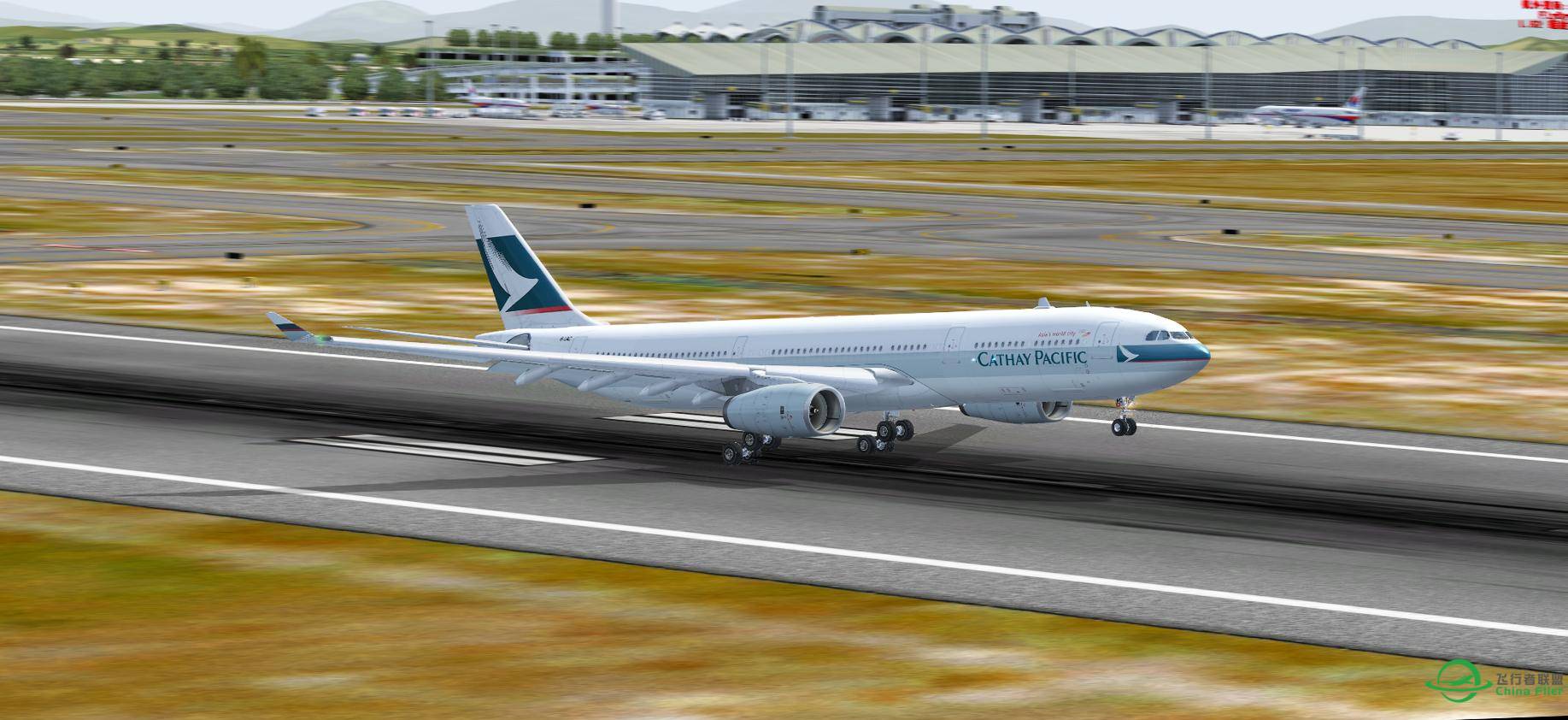 国泰A330香港 直飞 马来西亚吉隆坡机场 CLS+WILCO-5634 