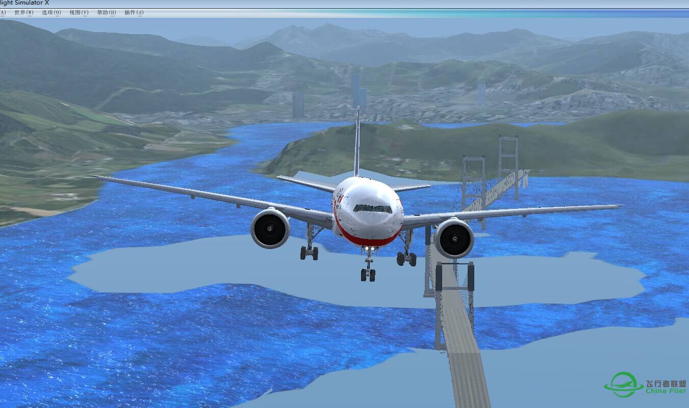 渣图 777-300  浦东-香港-4572 