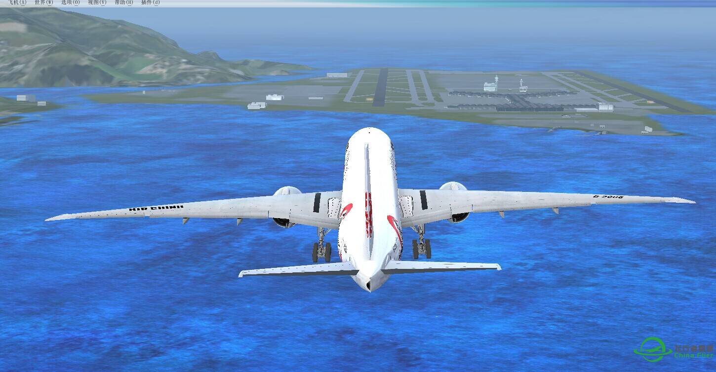 渣图 777-300  浦东-香港-3781 