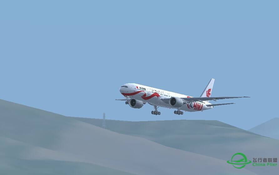 渣图 777-300  浦东-香港-6487 