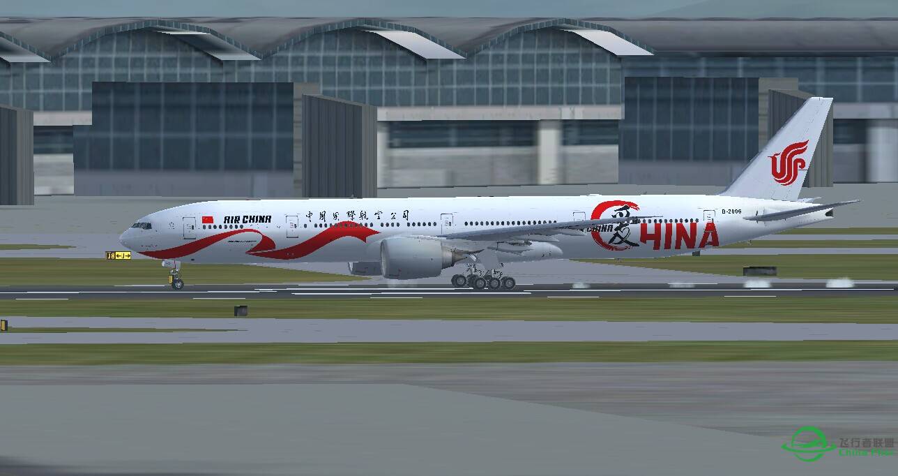 渣图 777-300  浦东-香港-9956 