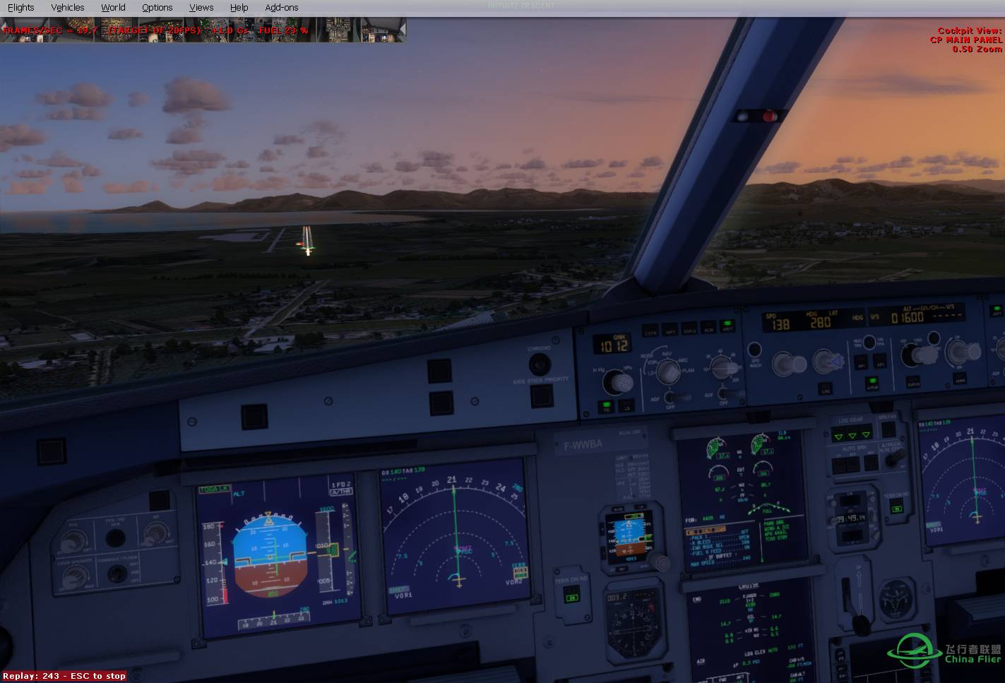 P3D上海虹桥至福州长乐-5047 