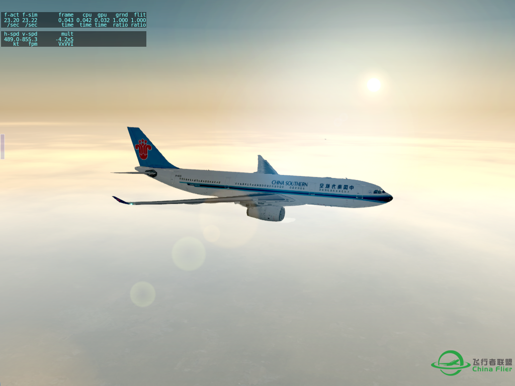 EGLL-ZBAA南航A330-7453 