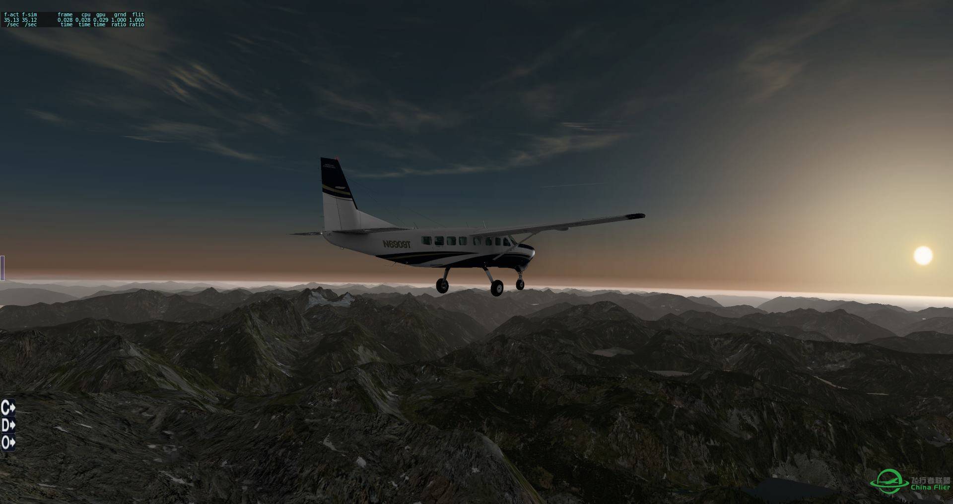 xplane 10 与 日落-3226 