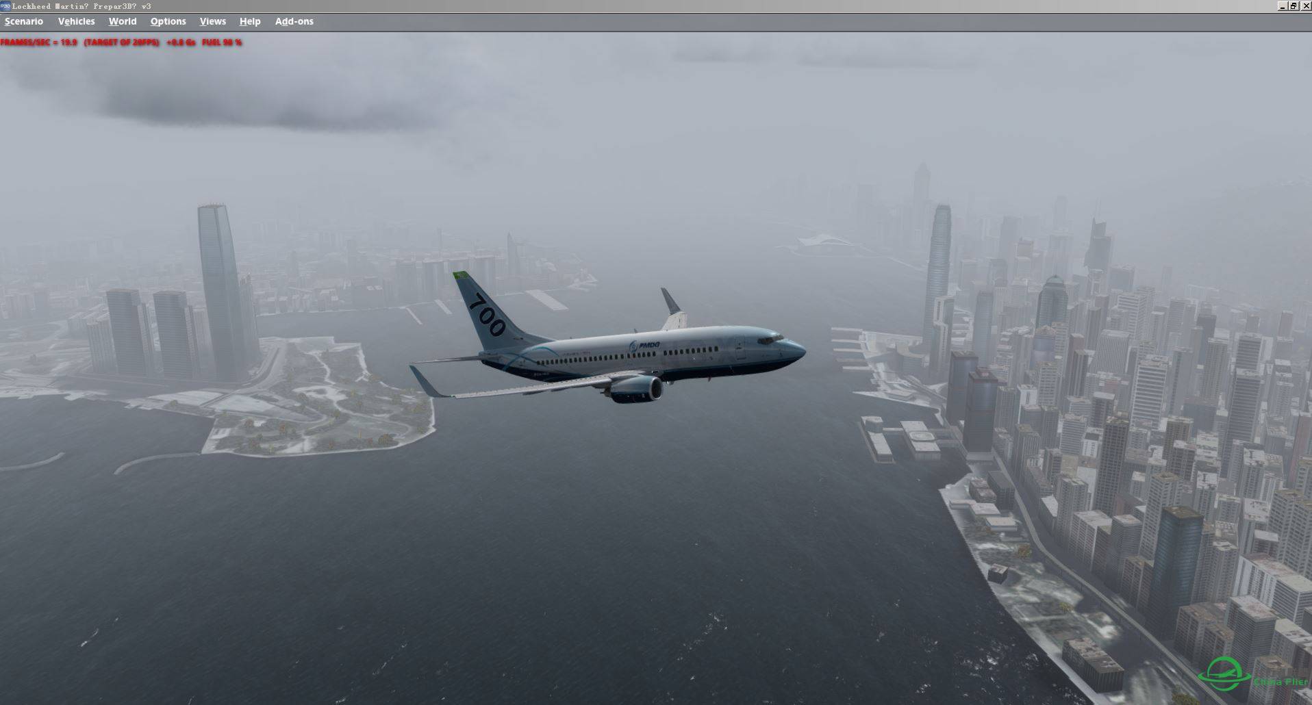 P3D V3之再降启德！-6341 