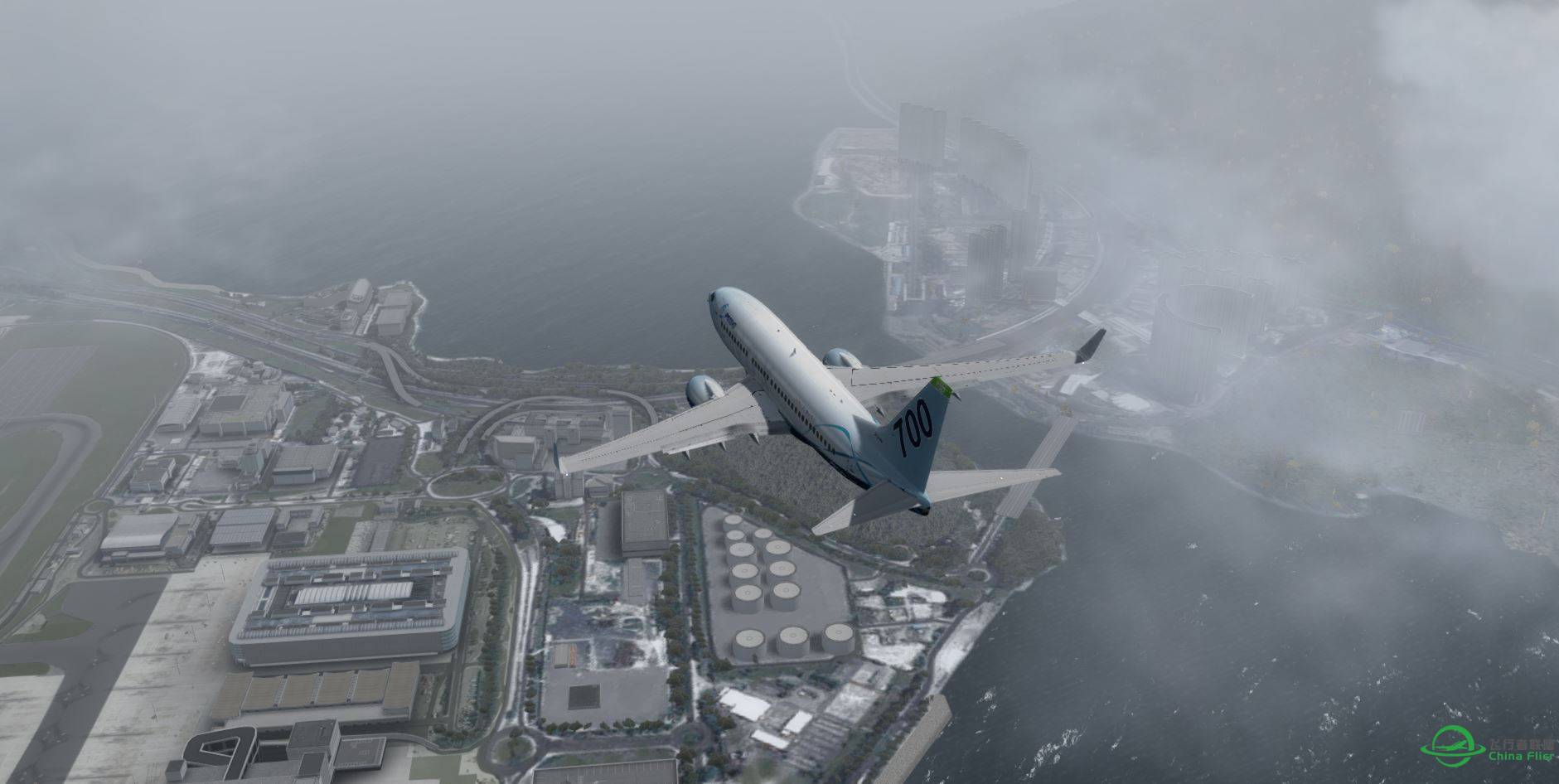 P3D V3之再降启德！-7534 