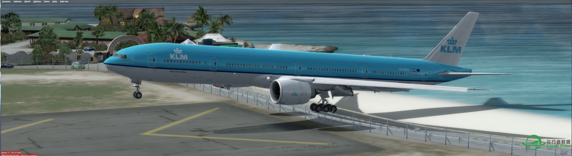 P3D v3 PMDG777测试-7511 