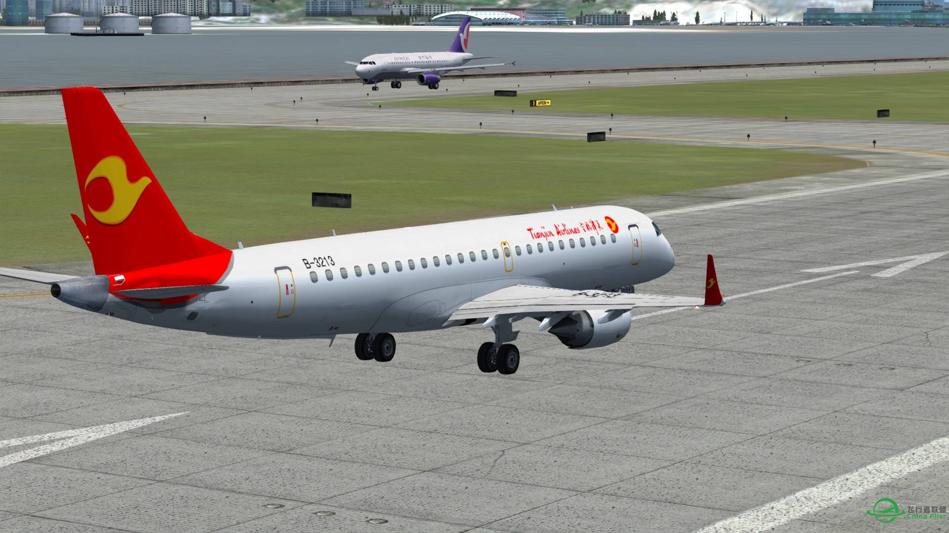 天航EMB190——我找了N久的涂装，太高兴了！-9115 