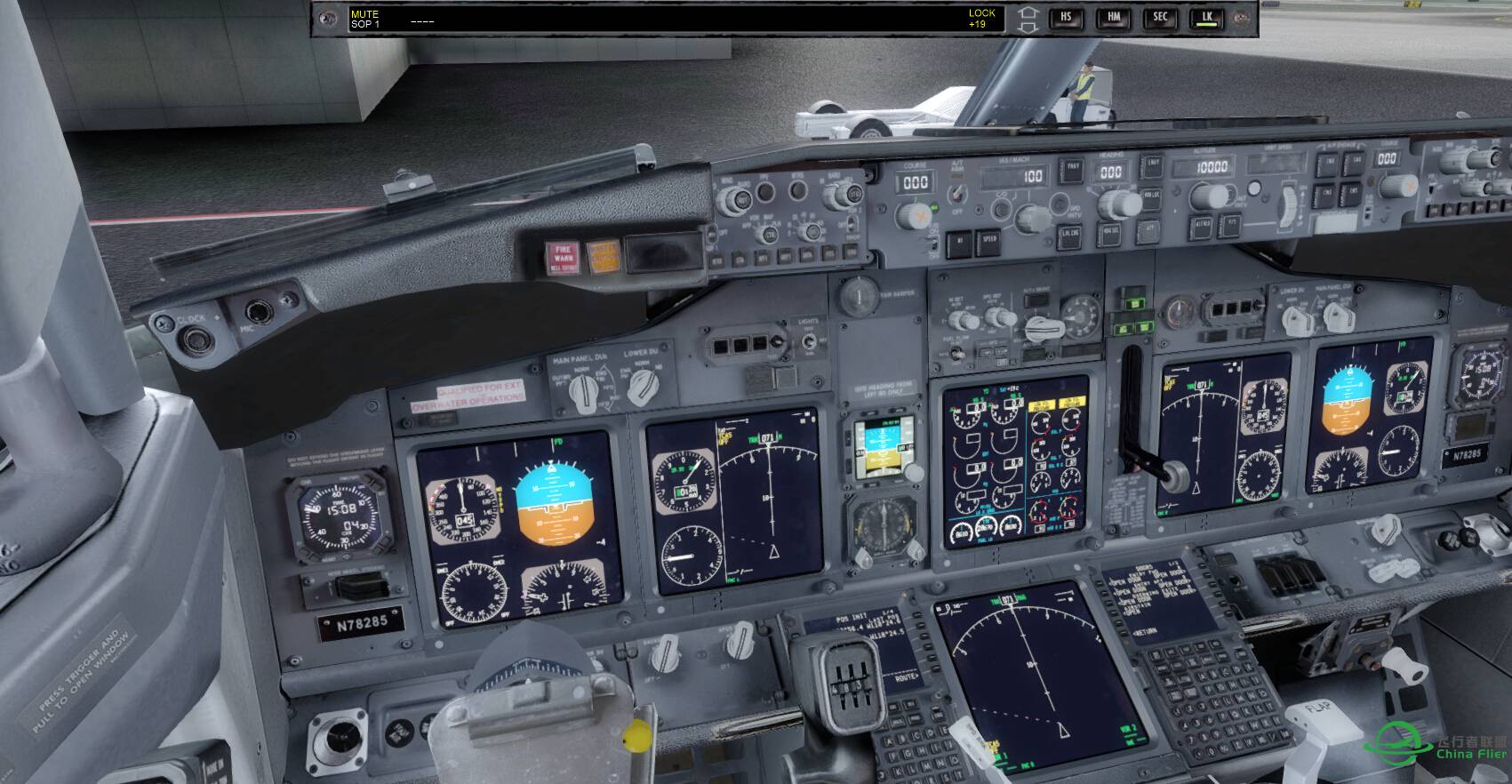 我的737NGX仪表怎么变这样啦？-9800 