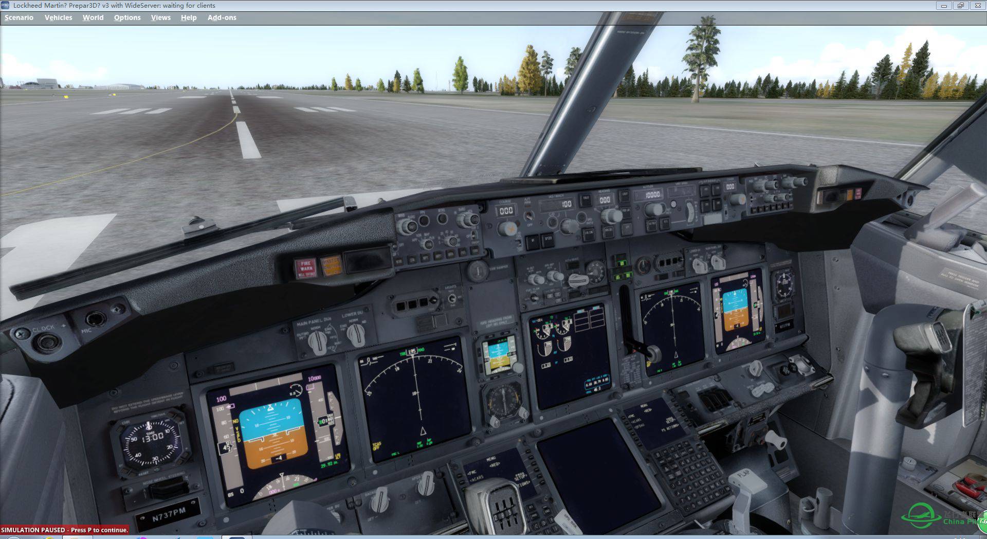 P3D V3之最新PMDG737黑屏折腾决绝方法！-8871 