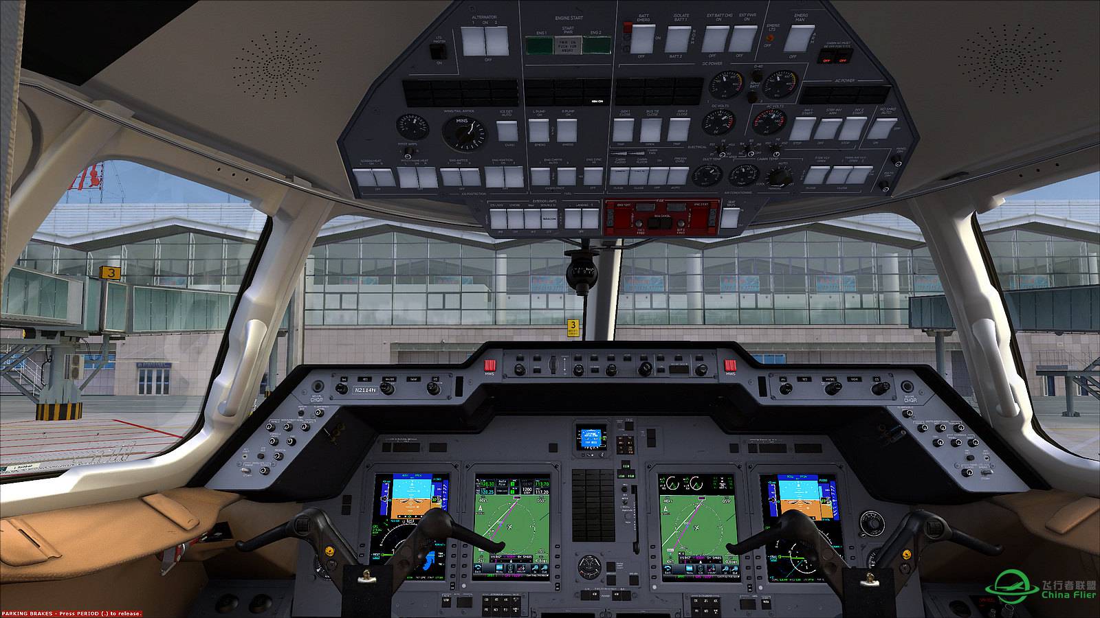 Carenado Hawker850 - GTN750-270 