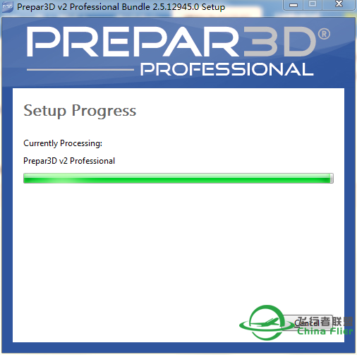 安装P3D一直不动-1698 