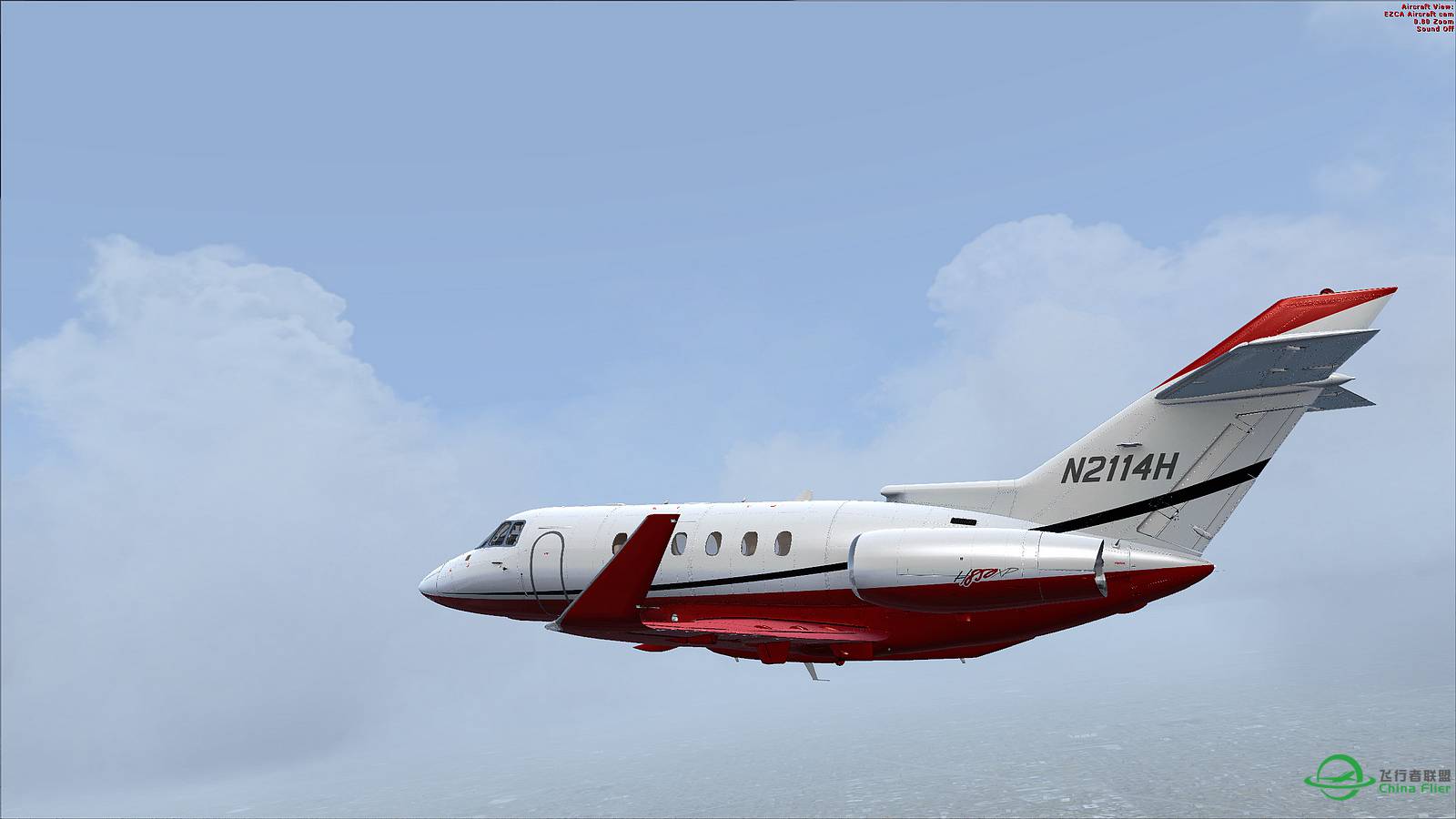 Hawker 850 虹桥-淮安 With GTN-9487 