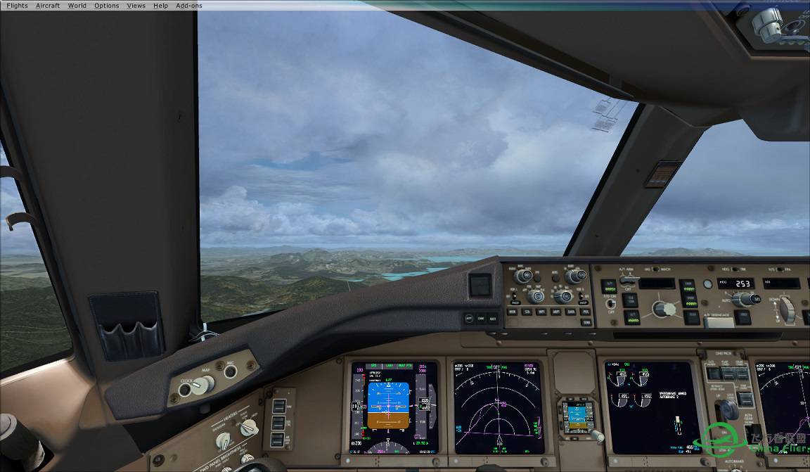 重新安装FSX后首飞VHHH-9038 