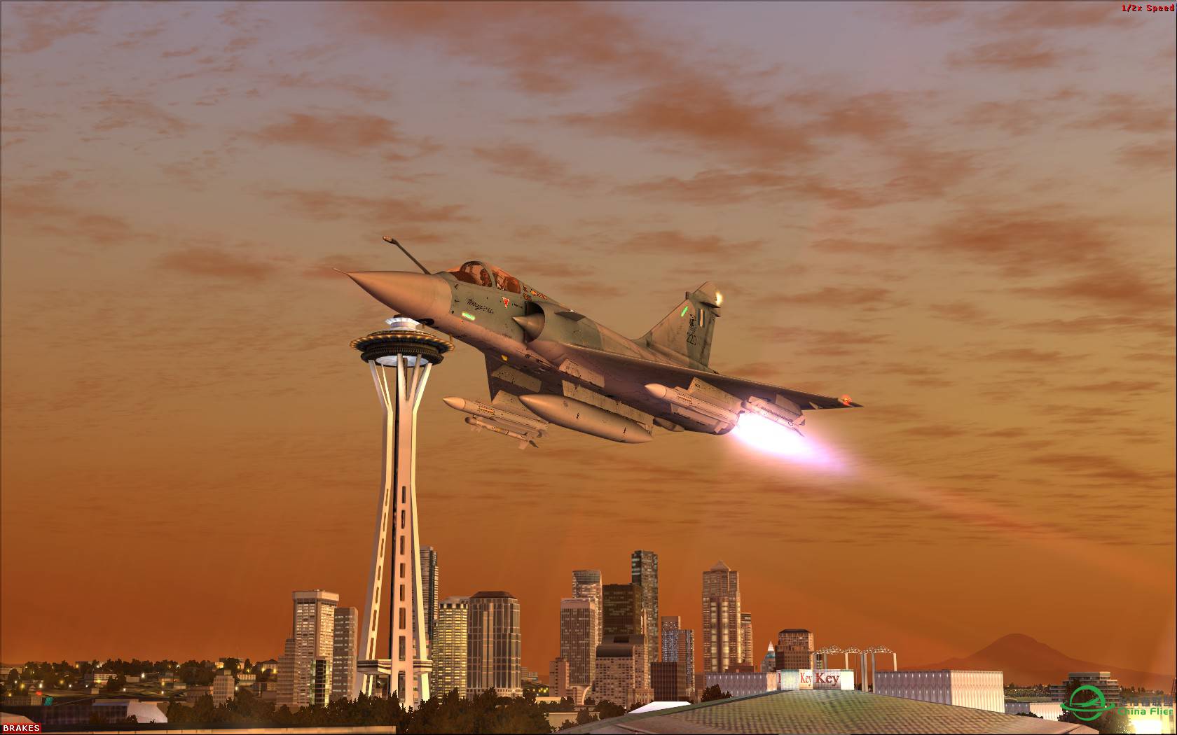 海市蜃楼与太空针塔-956 