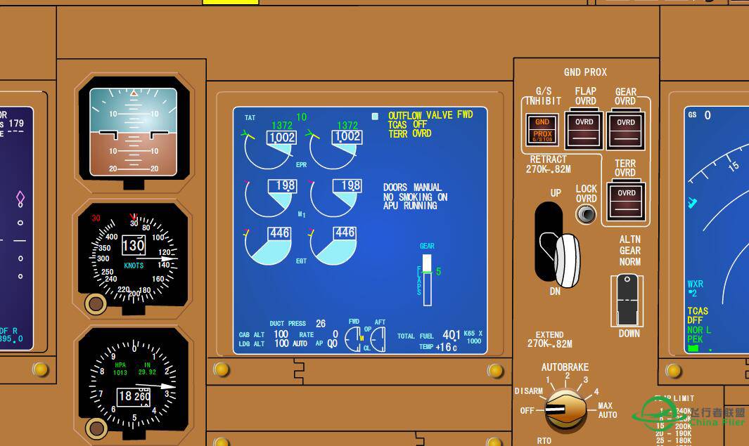 B777系列驾驶舱面板矢量图，喜欢的拿去~-7919 