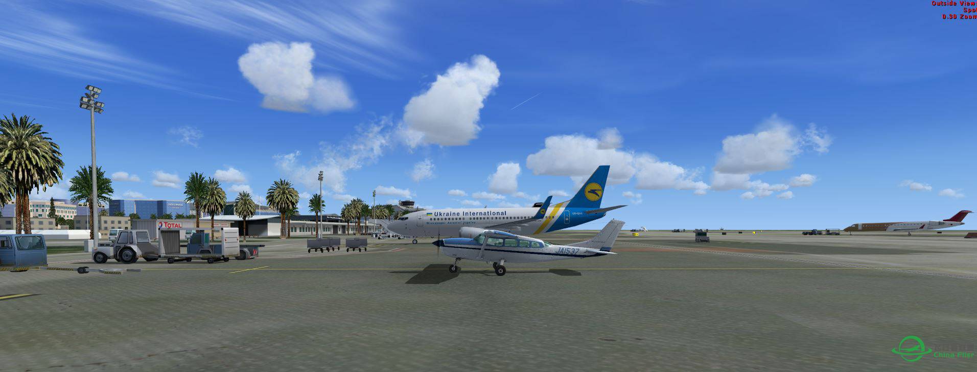 FSX Cessna C207 @法國尼斯海岸機場 LFMN-8918 