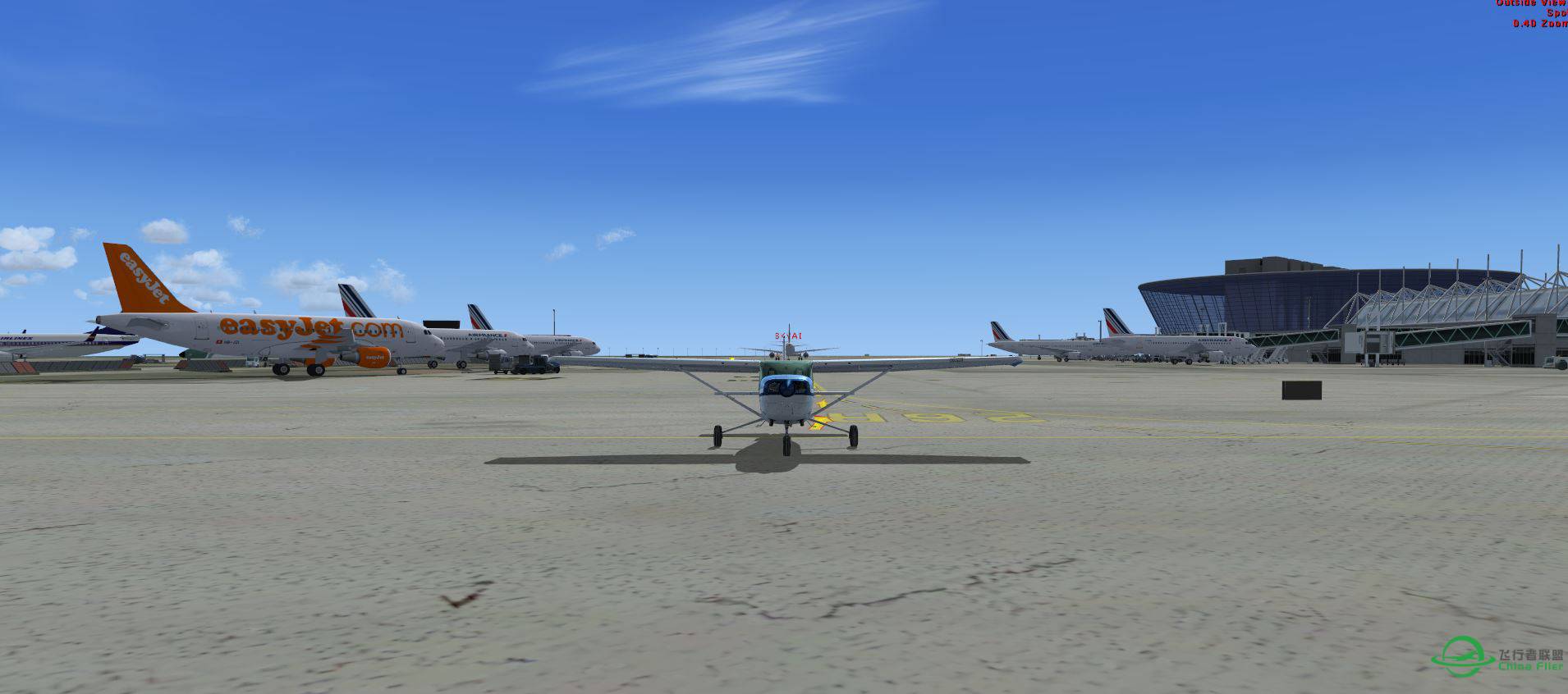 FSX Cessna C207 @法國尼斯海岸機場 LFMN-3049 