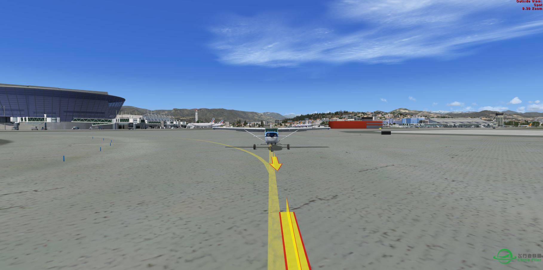 FSX Cessna C207 @法國尼斯海岸機場 LFMN-7251 