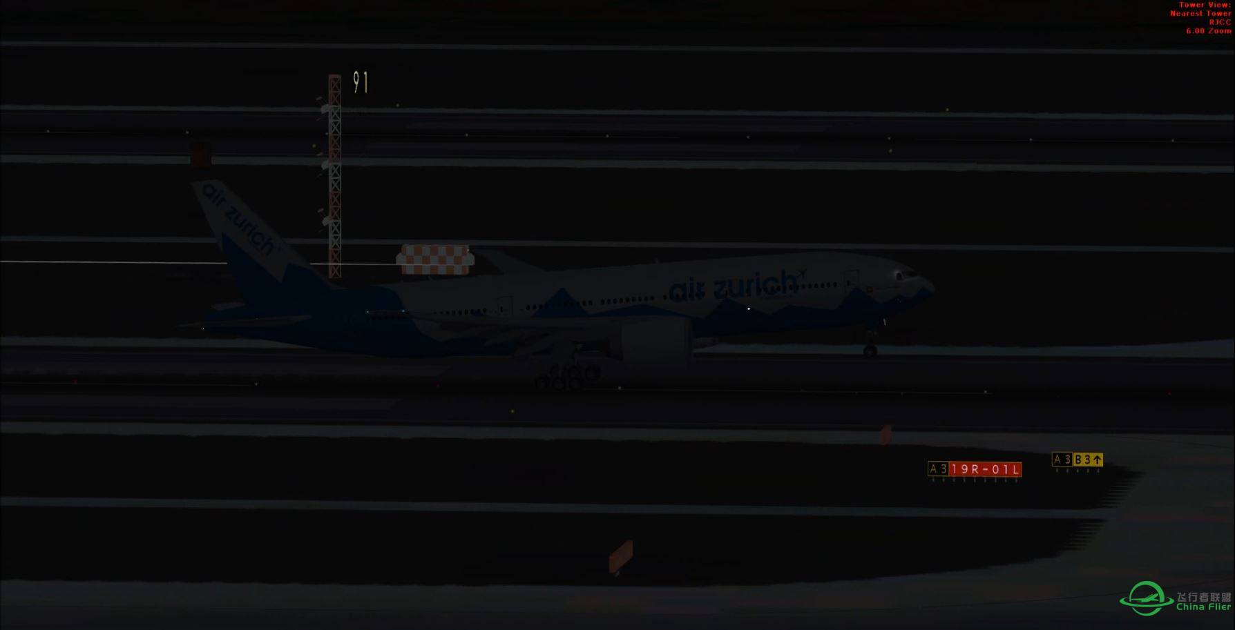 FSX RJCC B777 AirZurich takeoff and landing-4843 