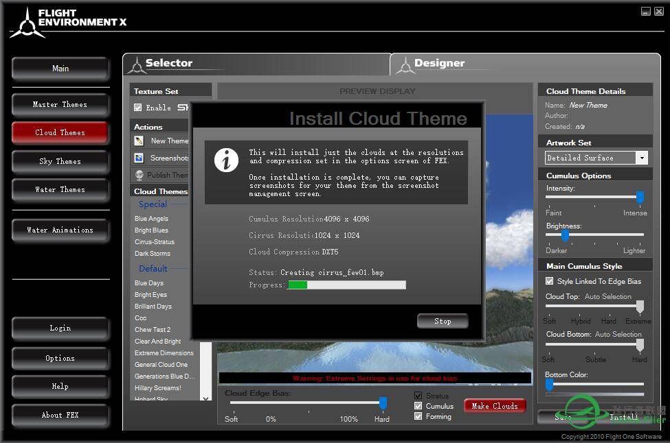 P3D 可用FEX HD 高清云贴图-7763 
