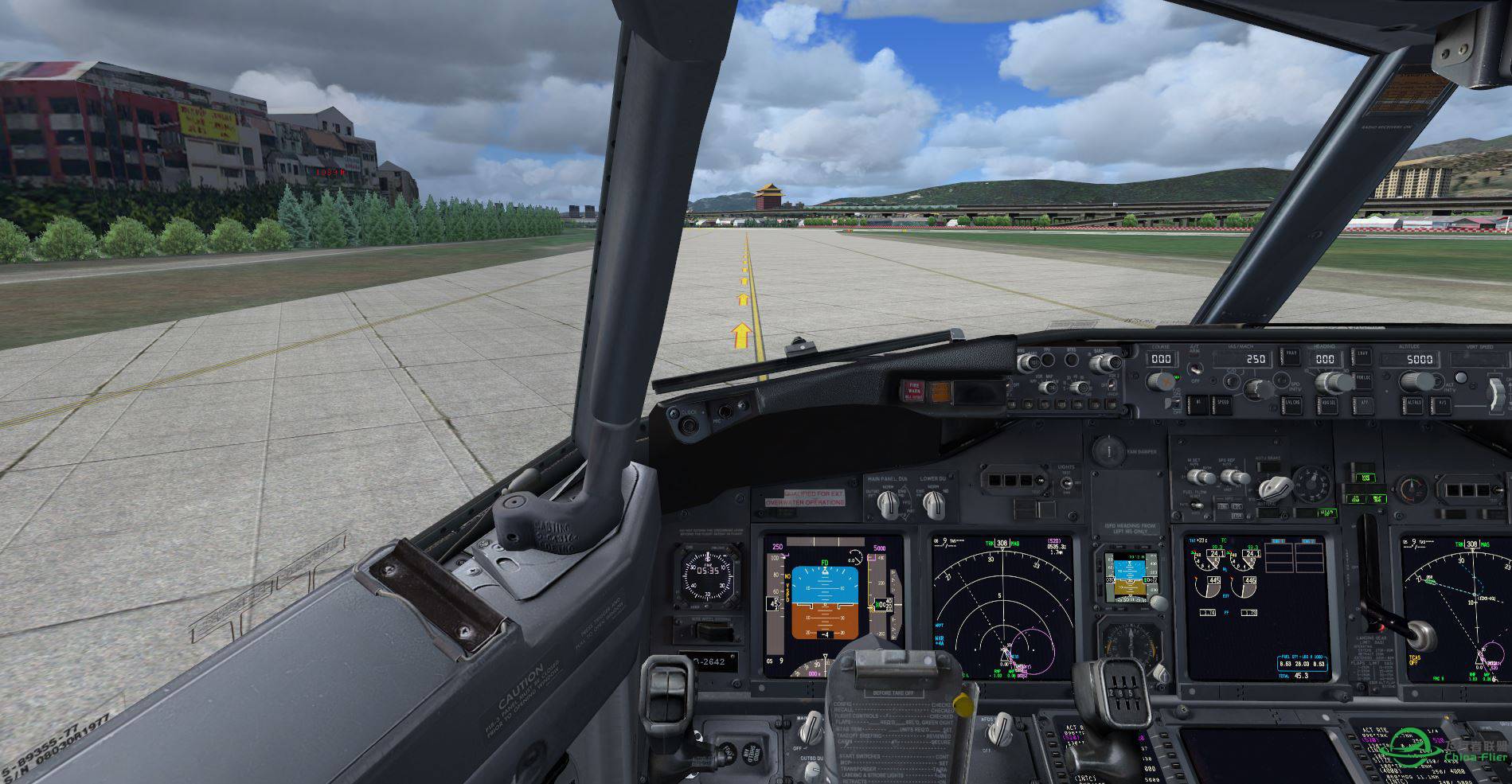 FSX AirChina  B2642 牡丹 @ RCSS-1135 