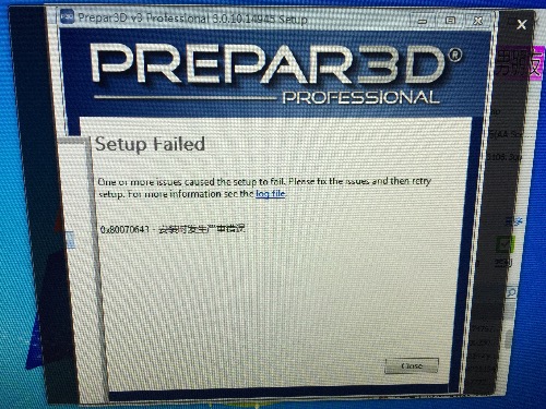 p3d安装问题-6466 